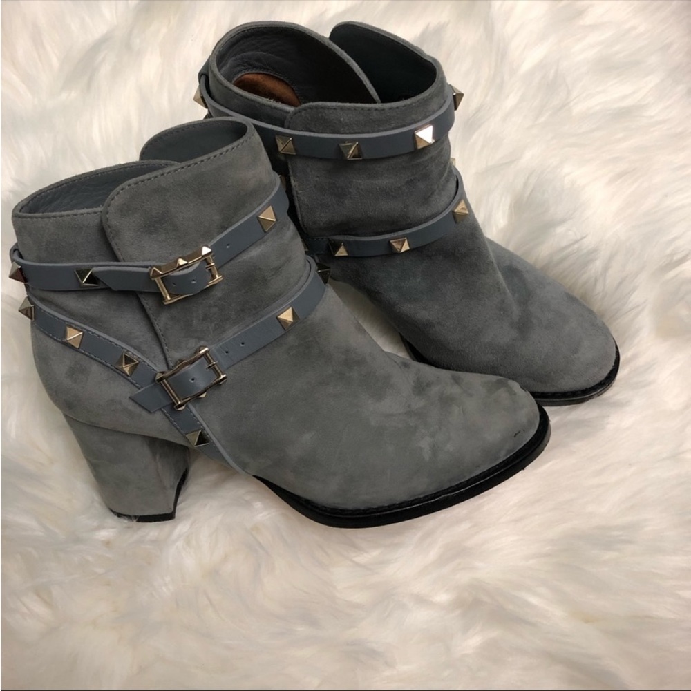 Valentino rock stud booties